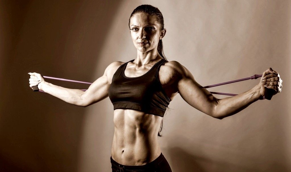 triceps bandas elasticas
